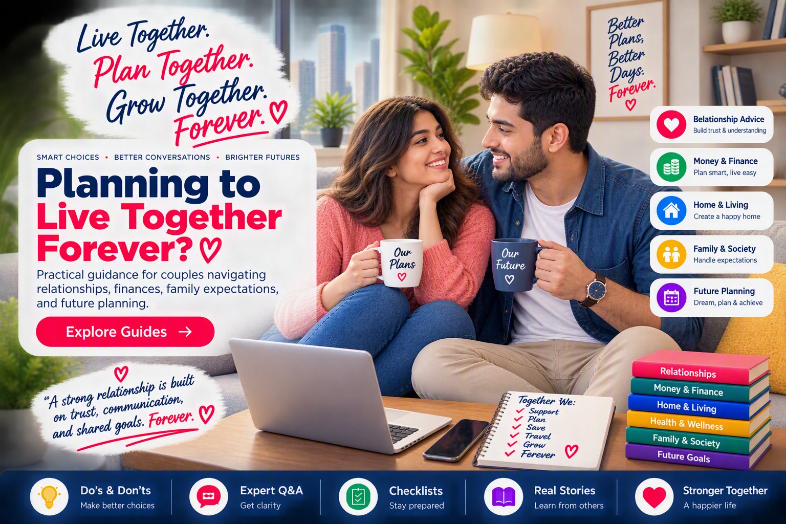 A couple in India planning their life together